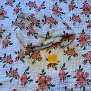 Little Unicorn Roses Big Kid Quilt (Only)